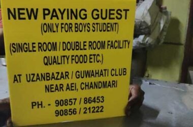 New Paying Guest Boys Hostel in Guwahati